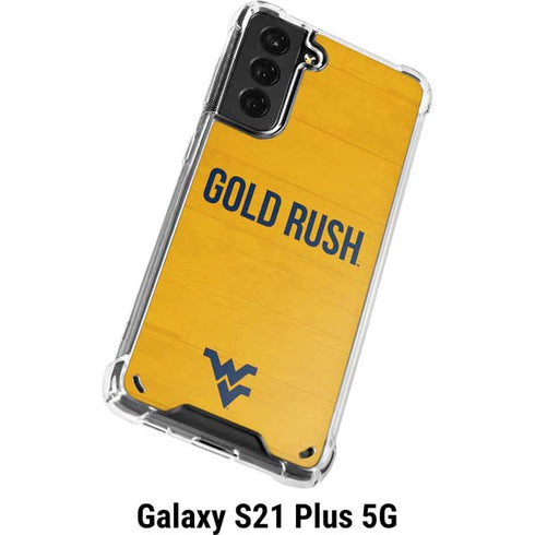 West Virginia University Mountaineers Galaxy S21 Plus 5G Clear Case