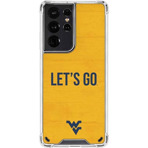West Virginia University Mountaineers Galaxy S21 Ultra 5G Clear Case
