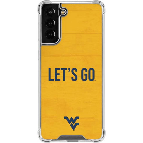 West Virginia University Mountaineers Galaxy S22 Plus Clear Case