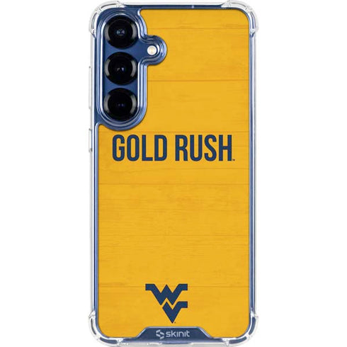 West Virginia University Mountaineers Galaxy S25 Plus Clear Case