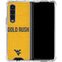 West Virginia University Mountaineers Galaxy Z Fold4 5G Clear Case