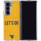 West Virginia University Mountaineers Galaxy Z Fold5 5G Clear Case