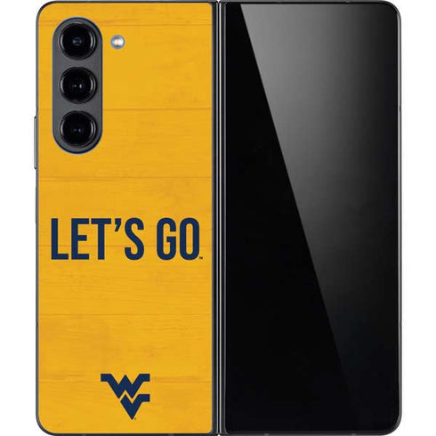 West Virginia University Mountaineers Galaxy Z Fold5 5G Skin