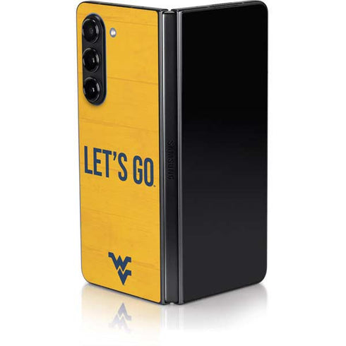West Virginia University Mountaineers Galaxy Z Fold5 5G Skin