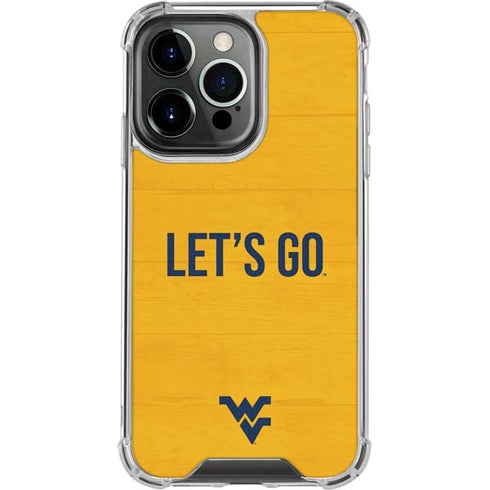 West Virginia University Mountaineers iPhone 13 Pro Clear Case
