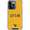 West Virginia University Mountaineers iPhone 13 Pro Clear Case