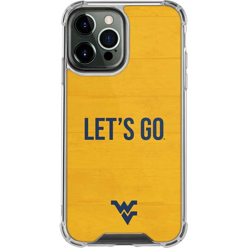 West Virginia University Mountaineers iPhone 13 Pro Max Clear Case