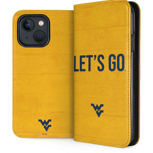 West Virginia University Mountaineers iPhone 14 Folio Case