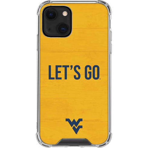 West Virginia University Mountaineers iPhone 14 Plus Clear Case