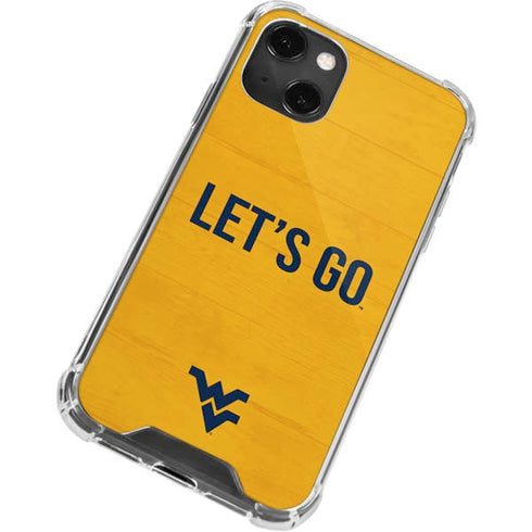 West Virginia University Mountaineers iPhone 14 Plus Clear Case