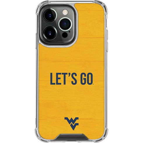 West Virginia University Mountaineers iPhone 14 Pro Clear Case