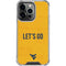 West Virginia University Mountaineers iPhone 14 Pro Clear Case