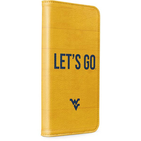 West Virginia University Mountaineers iPhone 15 Plus Folio Case