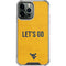 West Virginia University Mountaineers iPhone 15 Pro Max Clear Case