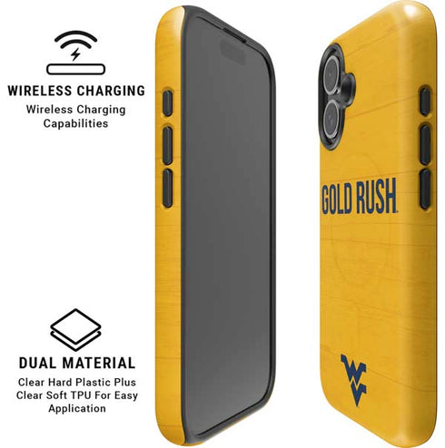 West Virginia University Mountaineers iPhone 16 Plus Magsafe Impact Case