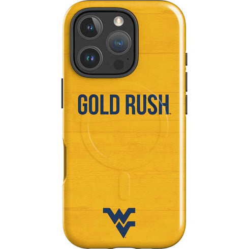 West Virginia University Mountaineers iPhone 16 Pro Max Magsafe Impact Case