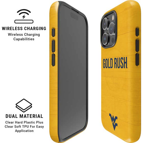 West Virginia University Mountaineers iPhone 16 Pro Max Magsafe Impact Case