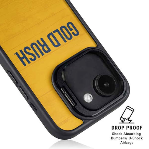 West Virginia University Mountaineers iPhone 16e Kickstand Case