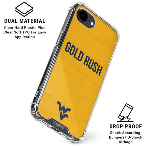 West Virginia University Mountaineers iPhone 16e Clear Case