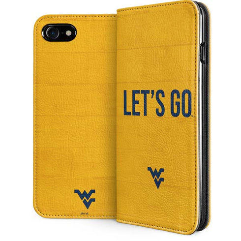 West Virginia University Mountaineers iPhone SE (2nd & 3rd Gen) Folio Case