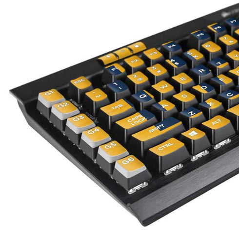 West Virginia University Mountaineers K95 RGB PLATINUM Mechanical Gaming Keyboard Skin