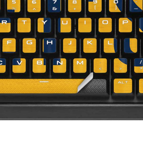 West Virginia University Mountaineers K95 RGB PLATINUM Mechanical Gaming Keyboard Skin
