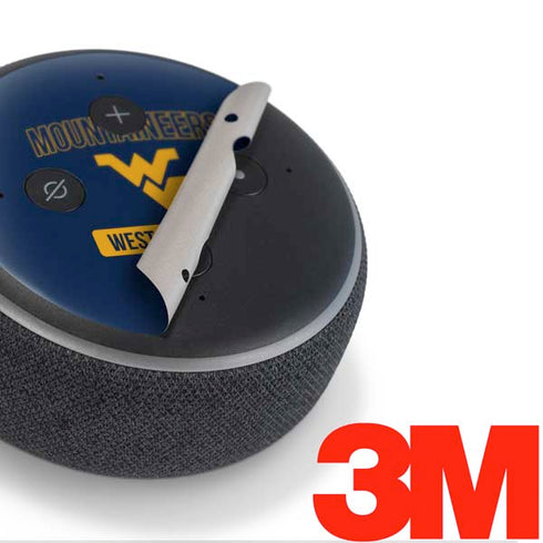 West Virginia University Mountaineers Logo Amazon Echo Dot Skin