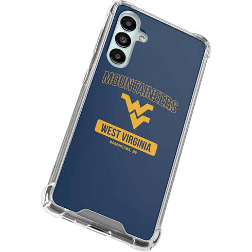 West Virginia University Mountaineers Logo Galaxy A16 5G Clear Case