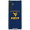 West Virginia University Mountaineers Logo Galaxy A17 Clear Case