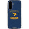 West Virginia University Mountaineers Logo Galaxy A36 5G Clear Case