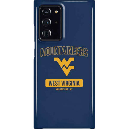 West Virginia University Mountaineers Logo Galaxy Cases