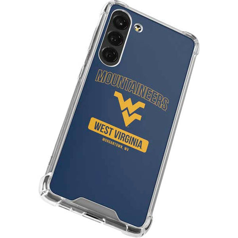 West Virginia University Mountaineers Logo Galaxy S24 FE Clear Case