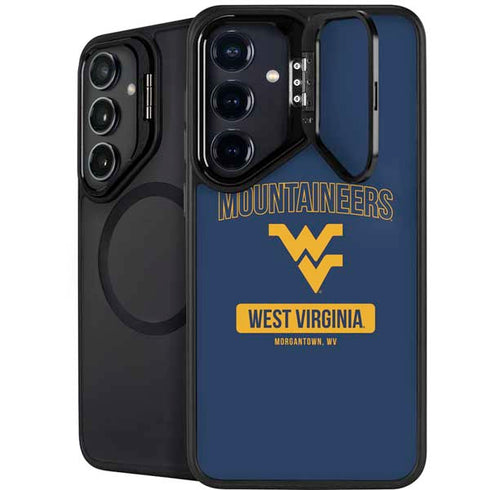West Virginia University Mountaineers Logo Galaxy S25 Kickstand Case