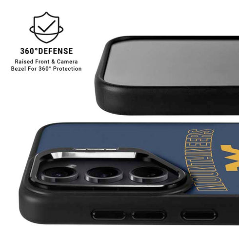 West Virginia University Mountaineers Logo Galaxy S25 Plus Kickstand Case