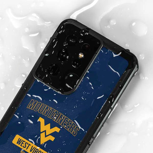 West Virginia University Mountaineers Logo Galaxy S24 Ultra Waterproof Case