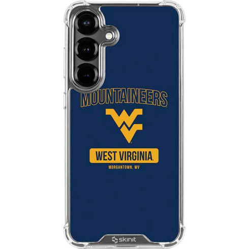 West Virginia University Mountaineers Logo Galaxy S26 Plus Clear Case