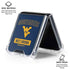 West Virginia University Mountaineers Logo Galaxy Z Flip7 Clear Case