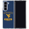 West Virginia University Mountaineers Logo Galaxy Z Fold5 5G Clear Case