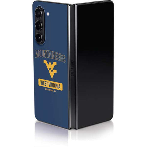 West Virginia University Mountaineers Logo Galaxy Z Fold5 5G Skin