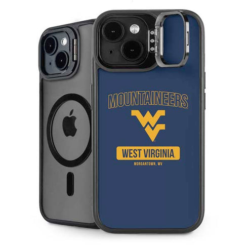 West Virginia University Mountaineers Logo iPhone 14 Kickstand Case