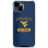 West Virginia University Mountaineers Logo iPhone 15 Clear Case