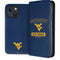 West Virginia University Mountaineers Logo iPhone 15 Plus Folio Case