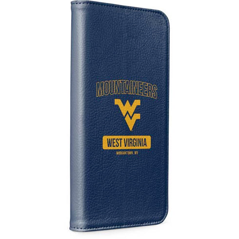 West Virginia University Mountaineers Logo iPhone 15 Pro Folio Case