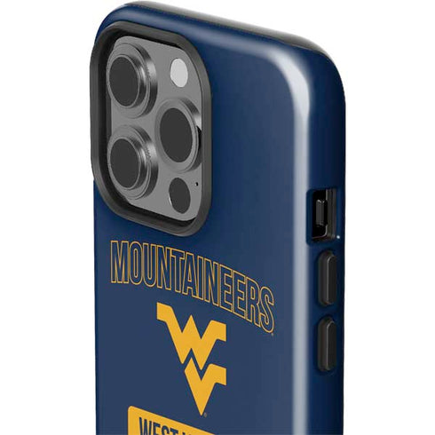 West Virginia University Mountaineers Logo iPhone 15 Pro Impact Case