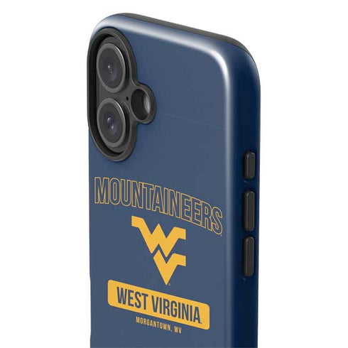 West Virginia University Mountaineers Logo iPhone 16 Plus Impact Case