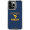 West Virginia University Mountaineers Logo iPhone 16 Pro Clear Case