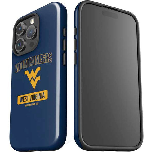 West Virginia University Mountaineers Logo iPhone 16 Pro Impact Case