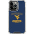 West Virginia University Mountaineers Logo iPhone 16 Pro Max Clear Case
