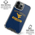 West Virginia University Mountaineers Logo iPhone 16 Pro Max Clear Case