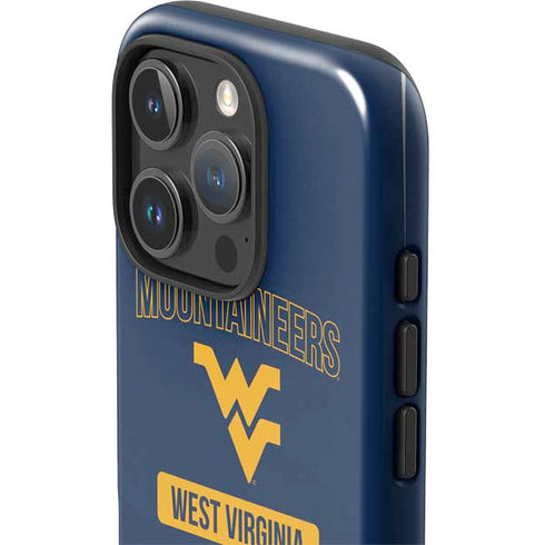 West Virginia University Mountaineers Logo iPhone 16 Pro Max Impact Case